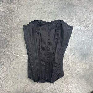 IBIZA CLUBBERS Elegant Black Corset Top Med